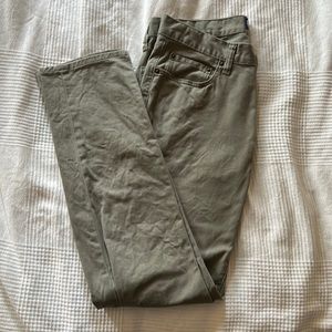 Gap Factory Pants - Slim Fit 30x30 Pale Olive Green